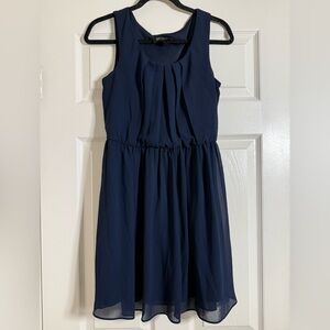 BCX Navy Sleeveless Formal Dress